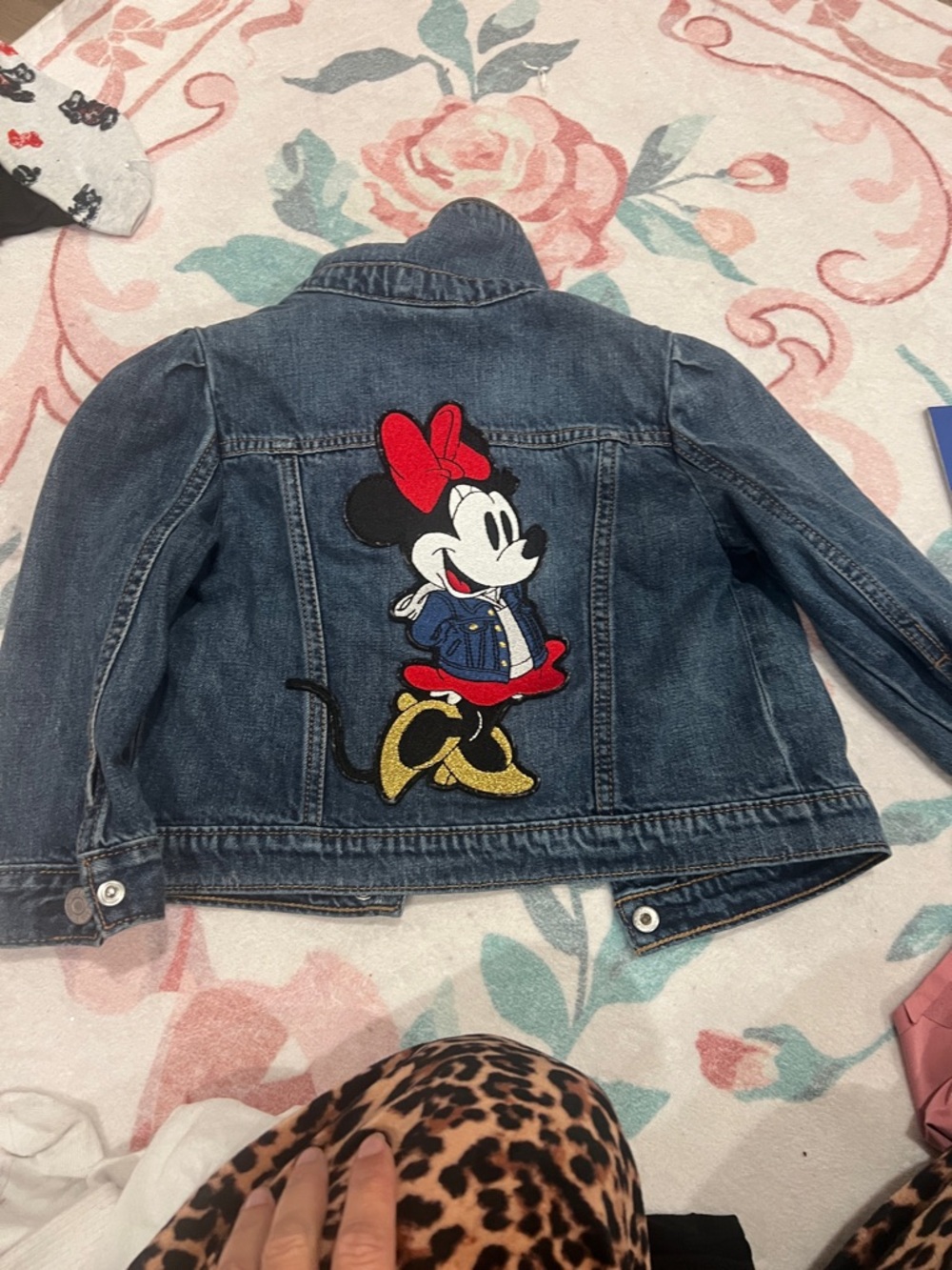 GAP Minnie Mouse denim jacket 3t